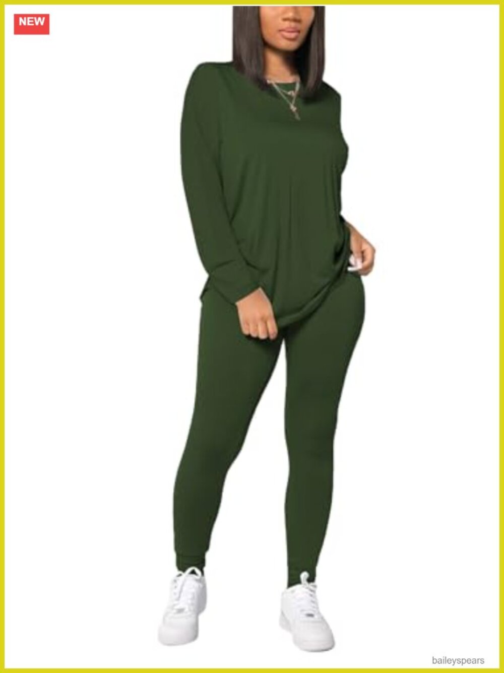 2 Piece Sweatsuit Set Long Sleeve Jogger Women's Casual Polyester Outfit